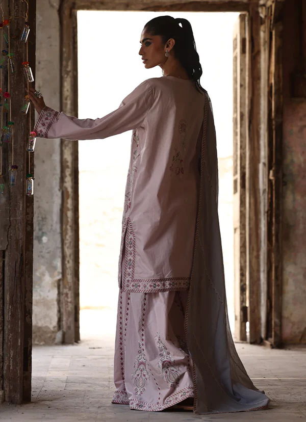 3 PC Sitara Gharara Set - Image 3