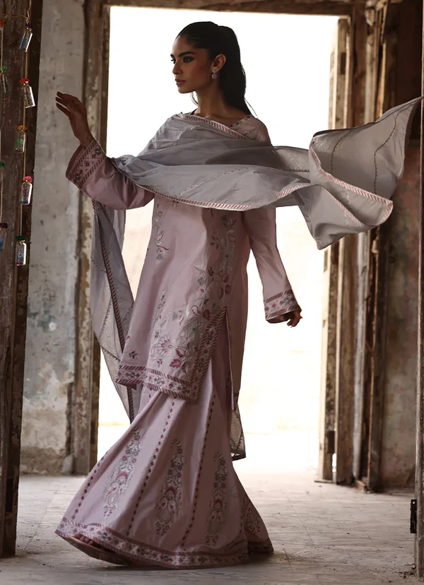 3 PC Sitara Gharara Set - Image 4