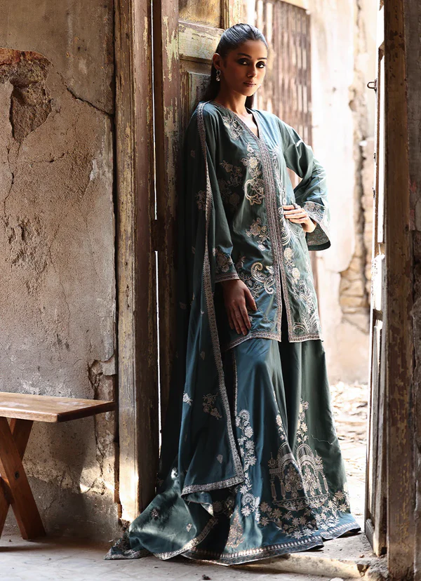 3 PC Kohsar Gharara Set