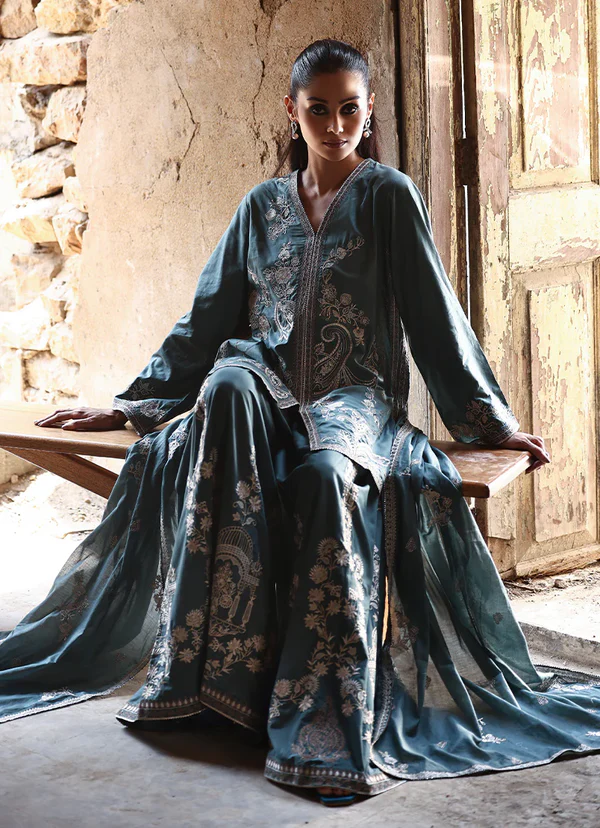 3 PC Kohsar Gharara Set - Image 3