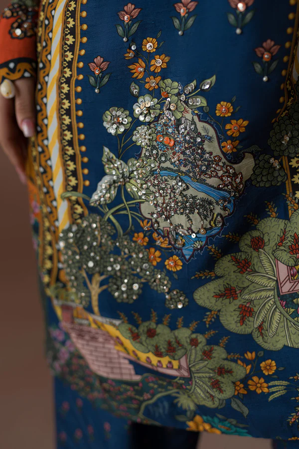 Modern Mughal Multi Co-ord Set (D-01) - Image 4