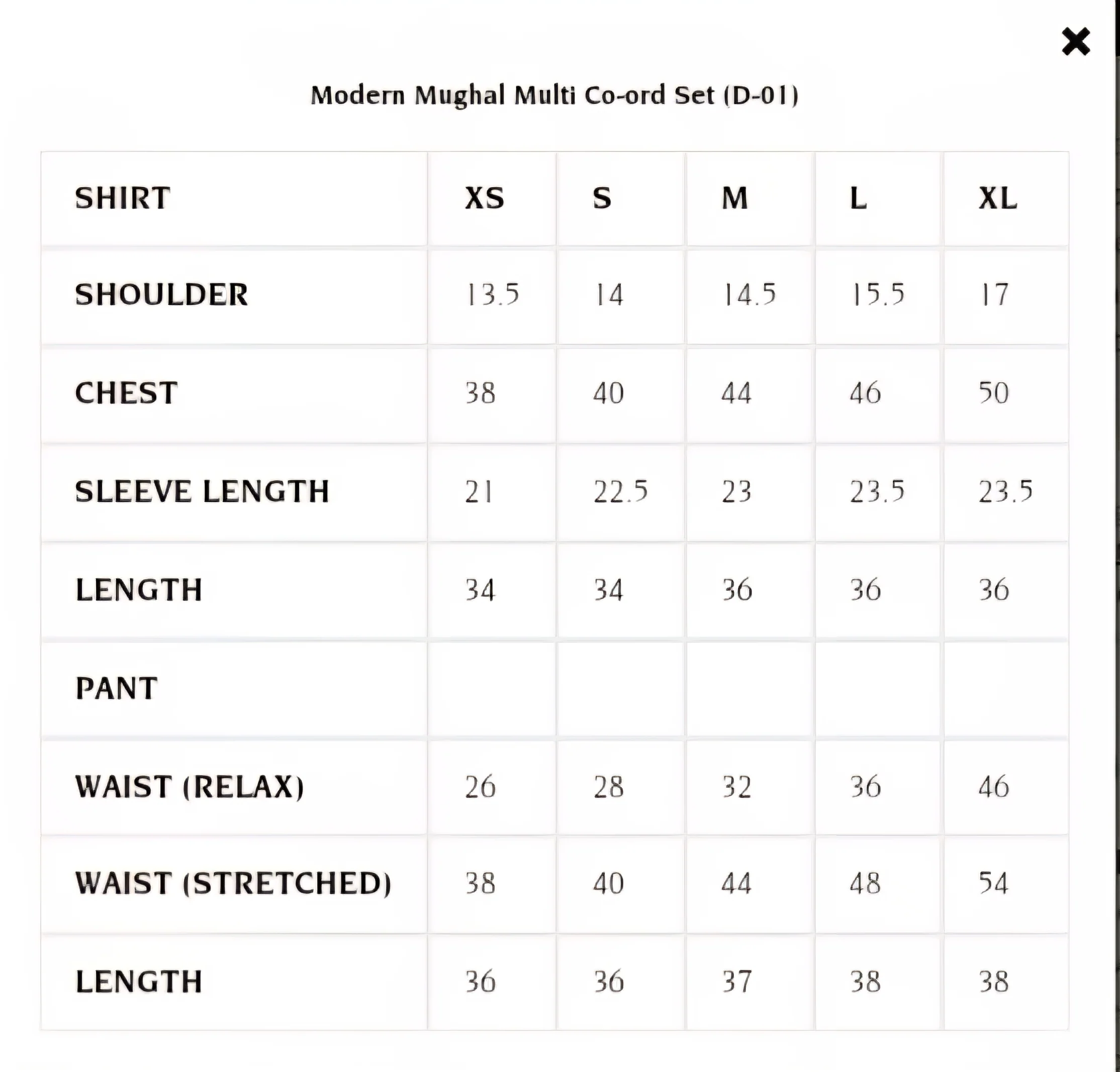 Modern Mughal Multi Co-ord Set (D-01) - Image 5