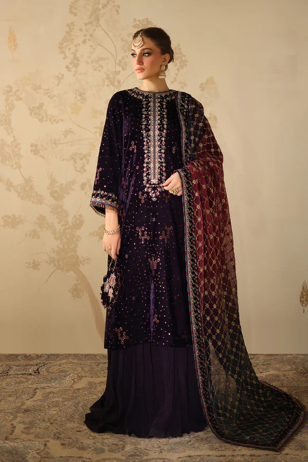 EMBROIDERED VELVET SF-4319