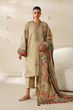 Embroidered Khaddar F-4342