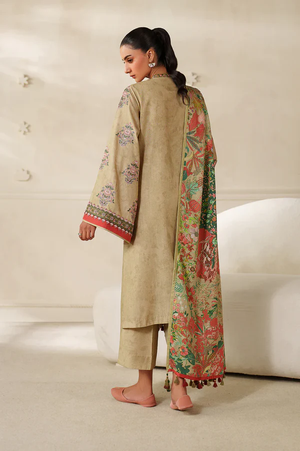 Embroidered Khaddar F-4342 - Image 4
