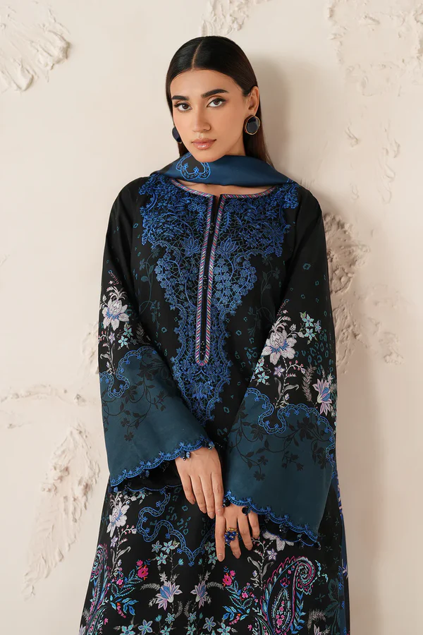 Embroidered Viscose Silk UF-4306 - Image 3