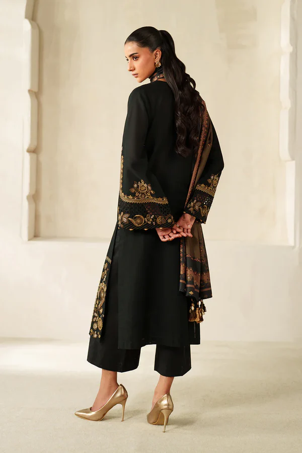 Embroidered Khaddar UF-4328 - Image 3