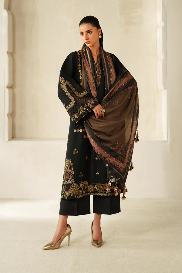 Embroidered Khaddar UF-4328 - Image 4