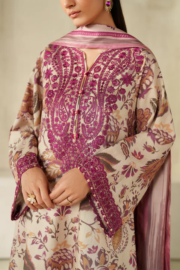 Embroidered Khaddar UF-4329 - Image 3