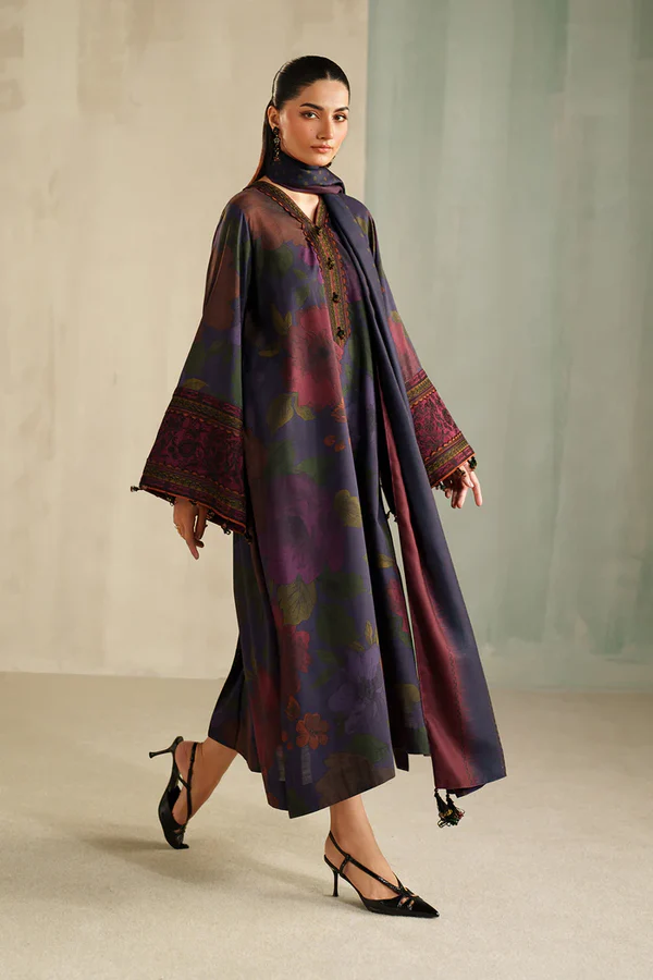 Embroidered Khaddar UF-4325 - Image 3