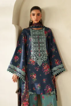 Alternative view of Embroidered Khaddar UF-4337