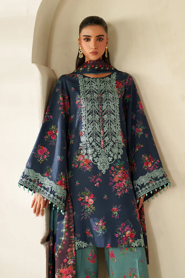Embroidered Khaddar UF-4337 - Image 2