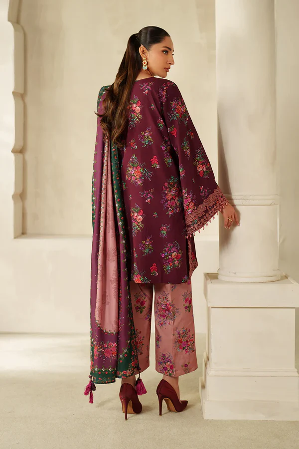 Embroidered Khaddar UF-4338 - Image 2