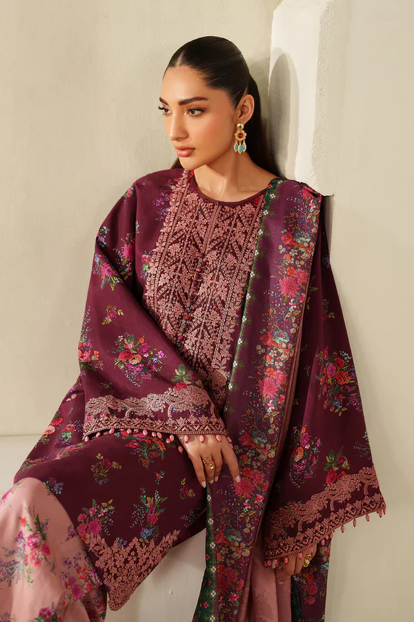Embroidered Khaddar UF-4338 - Image 4