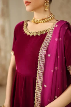 Alternative view of Embroidered Velvet PR-1225