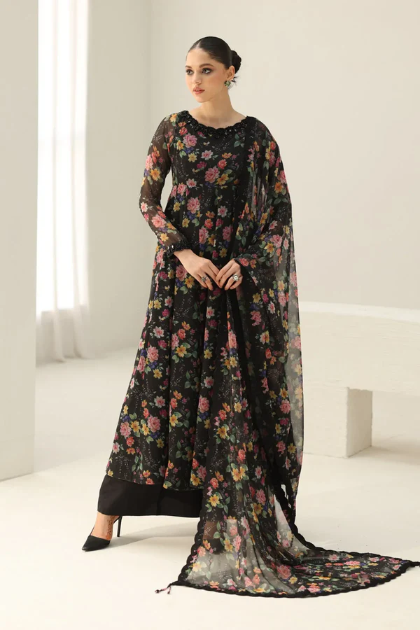 Embroidered Chiffon PR-1158