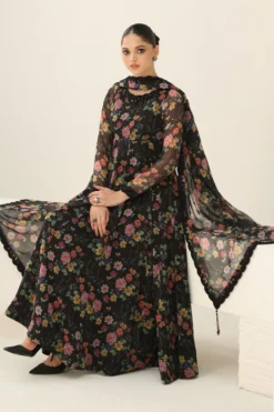 Alternative view of Embroidered Chiffon PR-1158