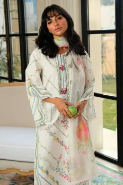 Alternative view of Water Colour Rose With Dupatta | Fh-bess-12