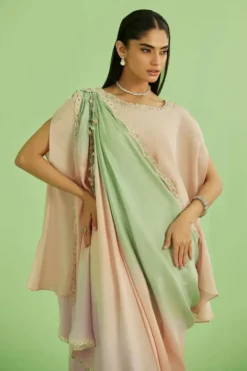 Alternative view of Nera Shirt Pants And Drape Dupatta