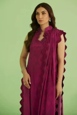 Alternative view of Lilia Long Shirt With Drape Dupatta