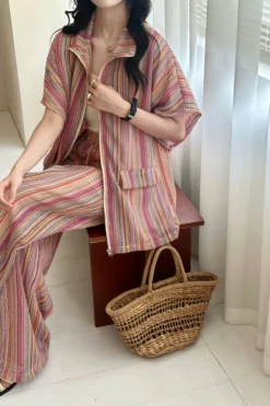 Alternative view of Mirissa Crochet Suit With Full Zipper | HS-1243