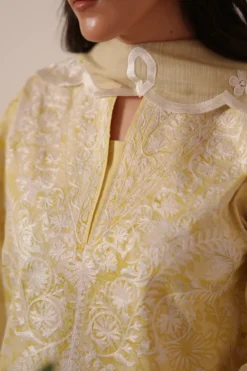 Alternative view of Layla I - Luxury Printed Embroidered Lawn SET (NEL-26619)