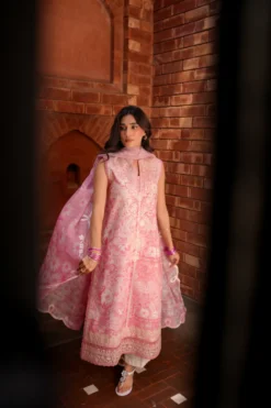 Luxury Printed Embroidered Lawn SET (NEL-26618)