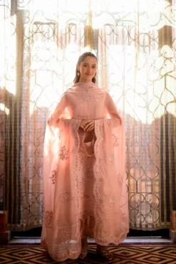 Peony Luxury Embroidered Lawn SET (NEL-26610)