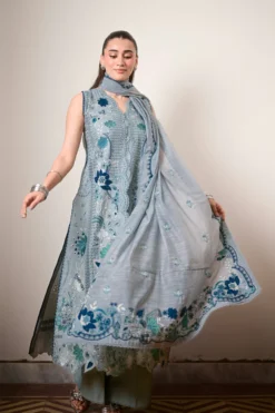 Reem Luxury Embroidered Lawn SET (NEL-26615)