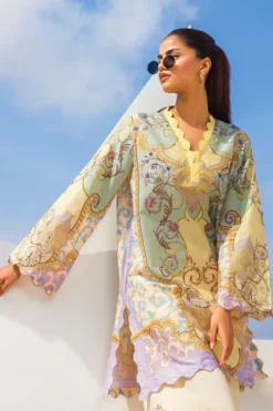 Alternative view of Printed Solid Co-ord Set - 15996/201/501