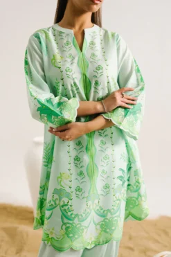 Alternative view of Printed Solid Co-ord Set - 15729/201/353