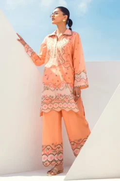 Alternative view of Printed Solid Co-ord Set - 15956/201/531