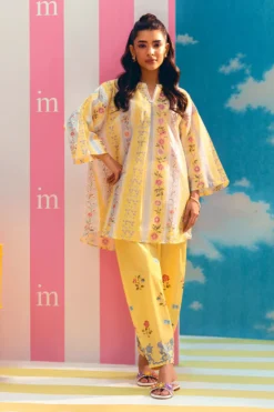 Printed Solid Co-ord Set 16050/201/501