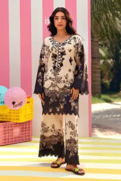Printed Embroidered Co-ord Set 16133/201/106