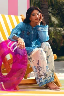 Alternative view of Printed Solid Co-ord Set 16195/201/301
