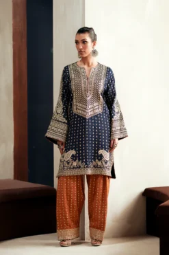 Embroidered Suit - E1093/104/623