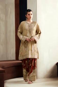 Embroidered Suit - E1096/104/007