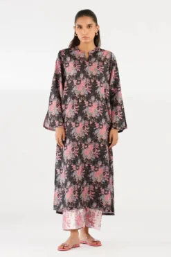 Stitched Printed Viscose Shirt+ Culotte | SS26BSP147P2T