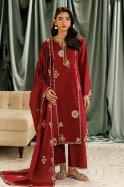 Embroidered 3 PC Suit | 15403/401/415