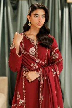 Alternative view of Embroidered 3 PC Suit | 15403/401/415