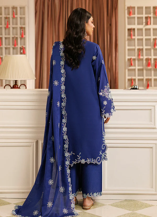 Embroidered 3 PC Suit | 15945/401/310 - Image 2