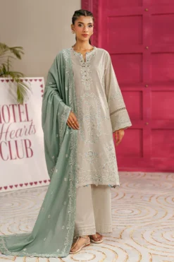 Embroidered 3 PC Suit | 15990/401/207