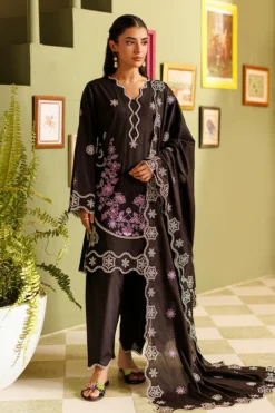 Embroidered 3 PC Suit | 15992/401/201