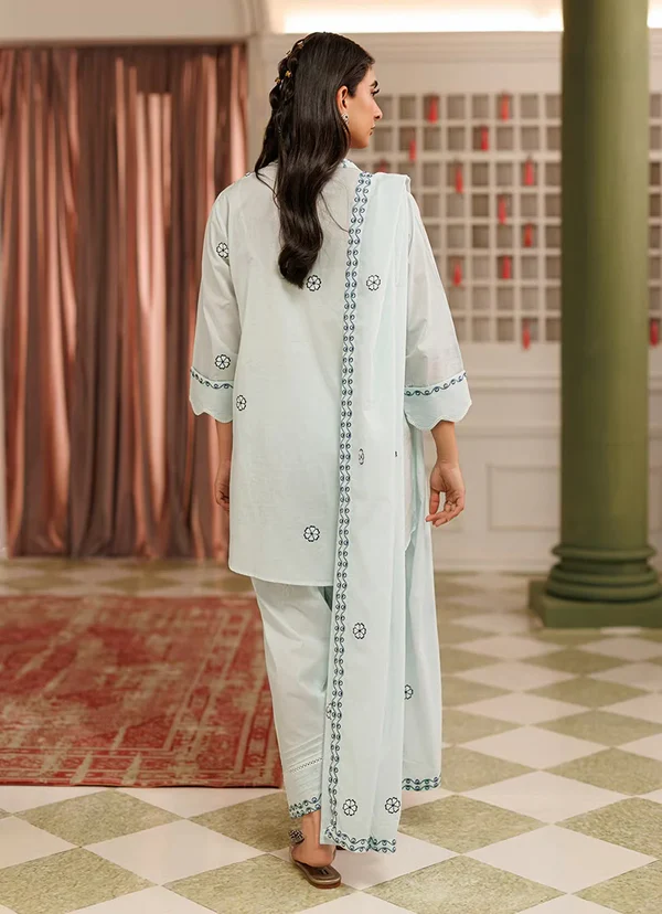 Embroidered 3 PC Suit | 16125/401/369 - Image 3