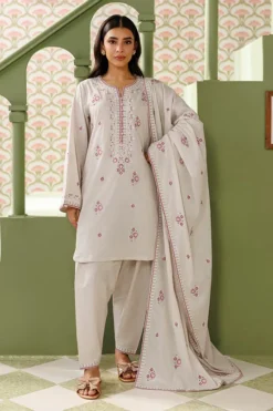 Embroidered 3 PC Suit | 15790/401/112