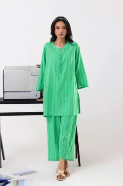 Stitched Dyed Brochia Shirt + Culotte | SS26BSD140P2T