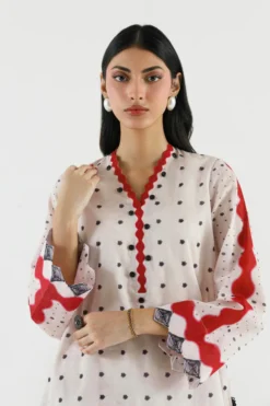 Alternative view of Stitched Printed Dobby Shirt+ Shalwar | SS26BSP301P2T