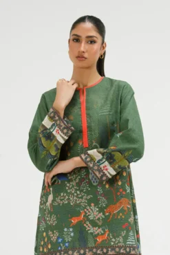 Alternative view of Stitched Printed Dobby Shirt+ Shalwar | SS26BSP218P2T