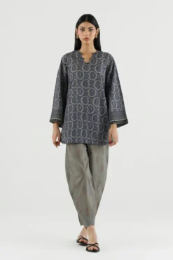 Stitched Printed Lawn Shirt+ Culotte | SS26BSP378P2T