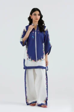 Stitched Printed Lawn Shirt+ Shalwar | SS26BSP113P2T